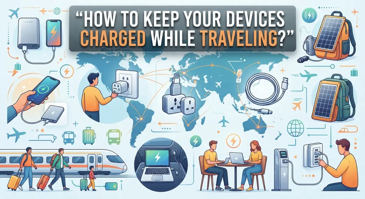 How to Keep Your Devices Charged While Traveling?