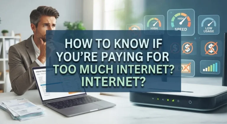 How to Know if You’re Paying for Too Much Internet?