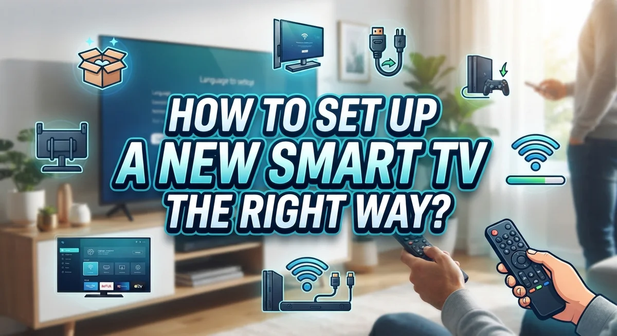 How to Set Up a New Smart TV the Right Way?