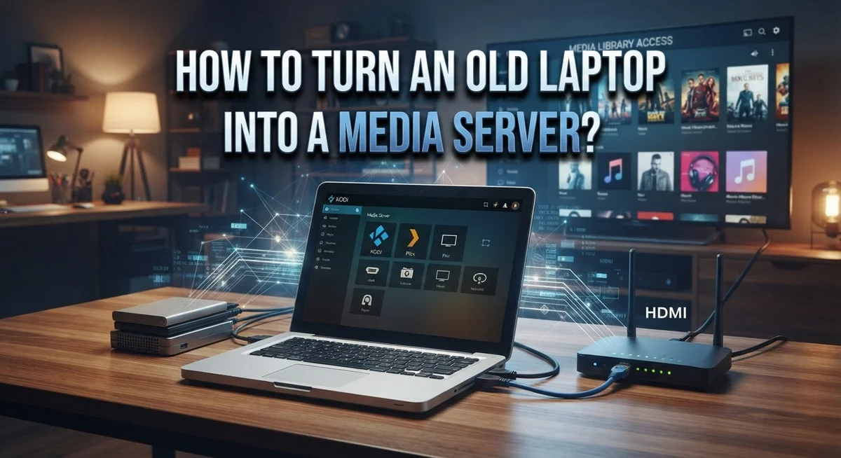 How to Turn an Old Laptop Into a Media Server?
