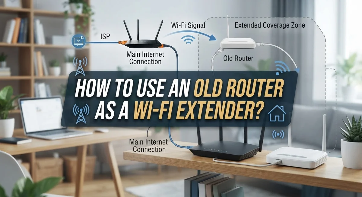 How to Use an Old Router as a Wi-Fi Extender?